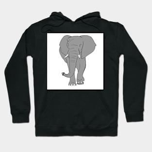 Big African Elephant Hoodie